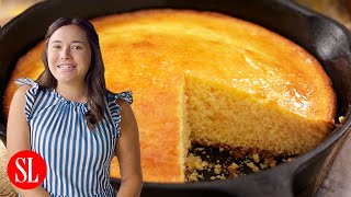 How to Make Cornbread in a Cast Iron Skillet | What’s Cooking | Southern Living