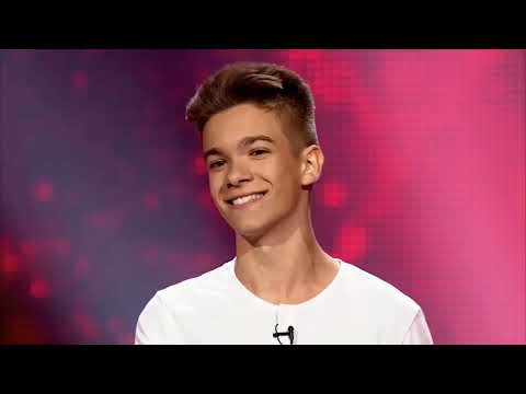 Kuba Szmajkowski | ,,There's nothing holdin' me back" | Przesłuchania w ciemno | The Voice Kids 1