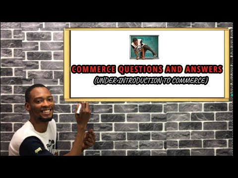 Commerce Questions And Answers For SSCE 2025