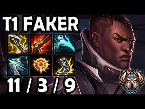 T1 Faker LUCIAN MID vs EKKO - Patch 10.25 Ranked Korea ✅