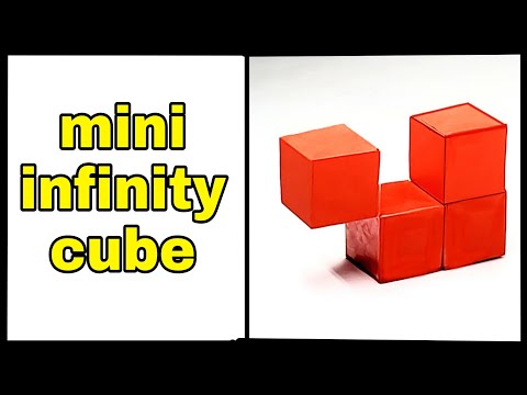 DIY - Make a Paper Infinity Mini CUBE and a Transformers Cube