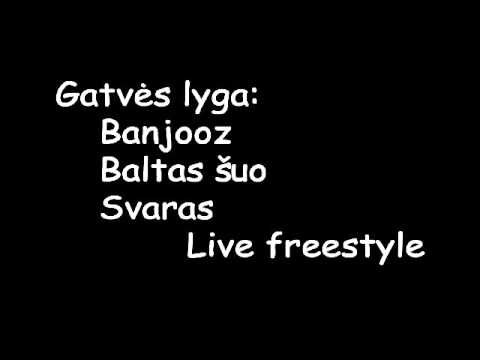 Gatvės lyga: Banjooz, Baltas Šuo, Svaras Live Freestyle