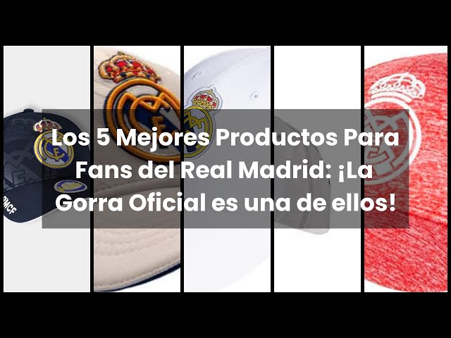 Vídeo relacionado con Real Madrid Gorro CF Adulto Hombre Azul Marino Escudo Relieve Blanco - Modelo: RM5GO21