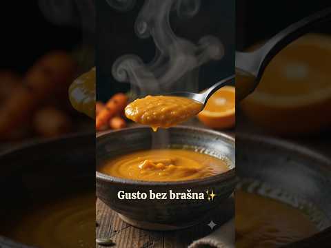 Krem čorba od pečene šargarepe crvenog sočiva i pomorandže 🥕🍊