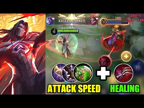 MOSKOV 16 KILL + 11 ASSIST !! ATTACK SPEED AND HEALING BUILD | TOP 1 GLOBAL MOSKOV - MOBILE LEGENDS