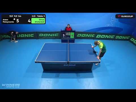 10:20 Artem Maksymenko 3-0 Denys Shcherbak 09.05.2023 TT Euro.Cup Ukraine Star. Table 3