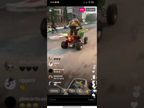Lil Uzi Vert Instagram Live, Riding Motorbike
