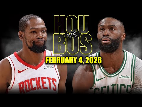 Houston Rockets vs Boston Celtics Full Game Highlights – February 4, 2026 | NBA Season