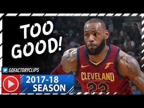 LeBron James Full Highlights vs Bucks (2017.10.20) - 24 Pts, 8 Ast!