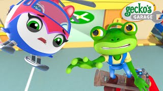 Helena the Helicopter's Big Emergency! 🚁 | Gecko's Garage 🚚 | Cartoons For Kids