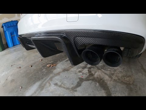 New Carbon Imports Rear Diffuser *Install*