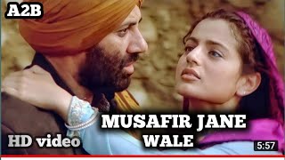 Download lagu Gadar -Musafir Jaane Wale- Nahi Fir Aane wale! Sunny Deol,Ameesha Patel!! UditNaya, Preeti Uttam mp3