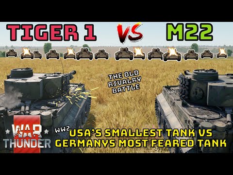 TIGER 1 VS M22 - How Many Does It Take? - WAR THUNDER