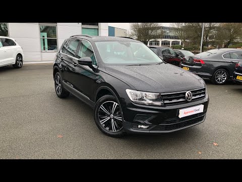 Approved Used VW Tiguan SE Nav 2.0TDI 150PS 4Motion DSG in Deep Black - VO67ZXL - Crewe Volkswagen
