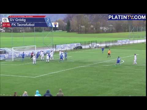 19.11.16 U17 SV Grödig - Tecnofutbol - Highlight  (1. Halbzeit / 37:17) am 19.11.2016 14:36