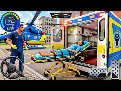 Ambulance City Rescue Simulator - 911 US Emergency Ambulance Driving 3D - Android Gameplay