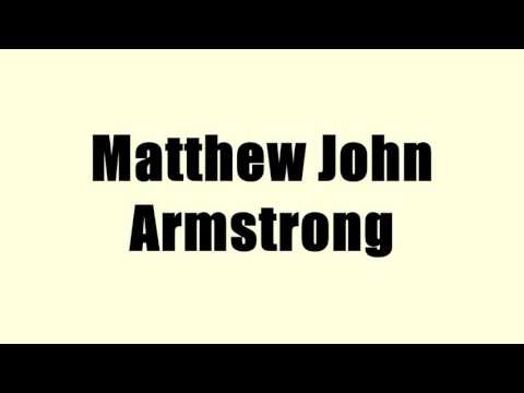 Matthew John Armstrong