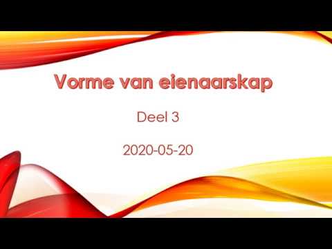 BESIGHEIDSTUDIE GRAAD 10: 20 Mei 2020 - periode 6 (20106)