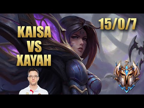 MAD Freeze Kaisa Adc Vs Xayah - KR Challenger Patch 9.20