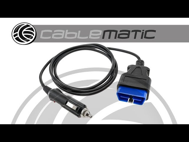 Vídeo relacionado con Cable de alimentación OBD automático con clip de conector de ahorro de memoria con pantalla de voltaje digital para preservar la configuración del coche durante el proceso de reemplazo de la batería