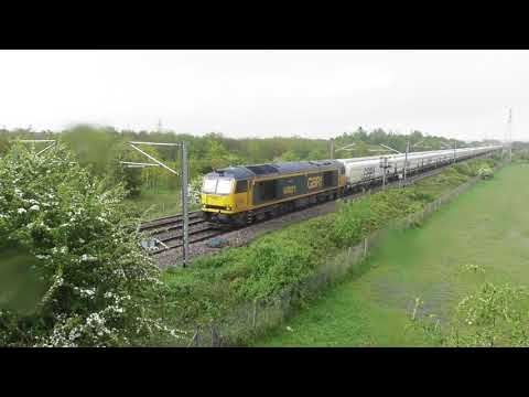 GBRf Class 60 No  60021 -  Near Fellgate, South Tyneside - 25th May 2021