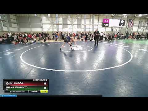 59 Lbs Champ. Round 2 - Sarah Savidge, CO Vs Zitlali Sarmiento, CA 3e43