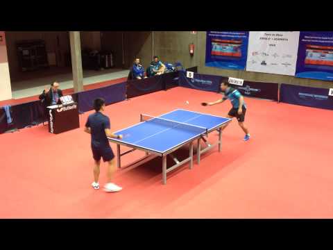 Endika Díez - Kou Lei (Spanish Table Tennis Superdivision 2014/15) Set 3 of 3