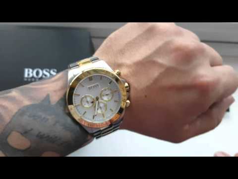HUGO BOSS Gold and steel  Chronograph