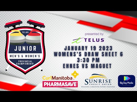 EHNES vs MAGUET - 2023 TELUS Junior Men's & Women's Curling Championship - SHEET F