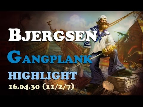 TSM Bjergsen Gangplank One Game Highlights (11/2/7)