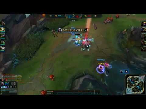 Ekko vs. Riven and Jhin and a Gankplank (sorta)
