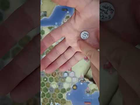 Blitz in the East board game. Teach by playing. Axis first turn. Combat phase.