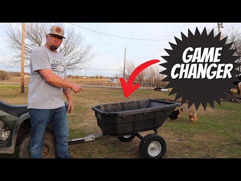 Ohio Steel Tow Behind Poly Dump Cart Unboxing/First Impressions