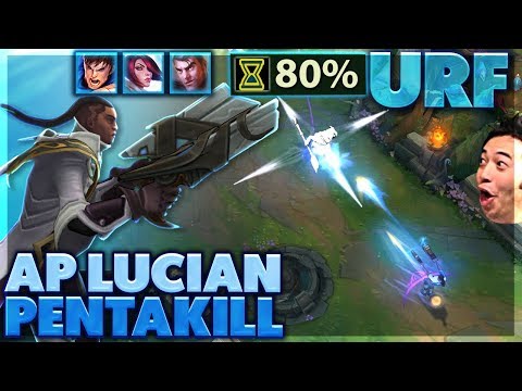 MY EDITOR GETS A PENTAKILL | INSANE DAMAGE | URF AP LUCIAN - BunnyFuFuu