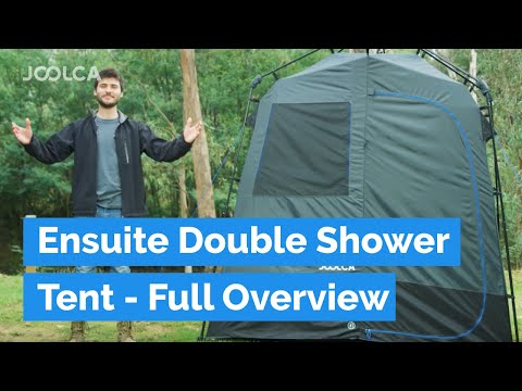 Joolca ENSUITE Double Shower Tent - Full Overview