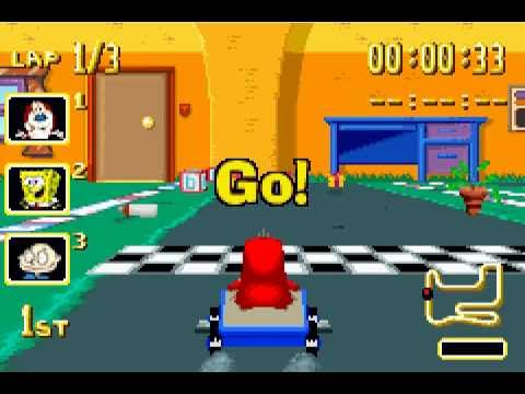 Nicktoons Racing GBA