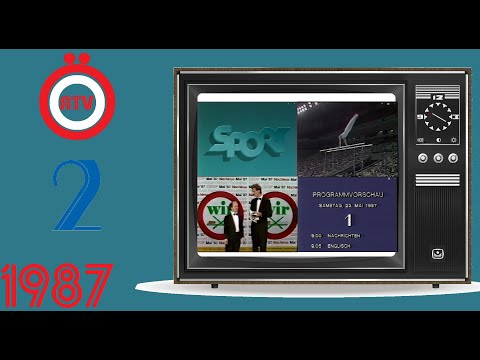 ORF FS 2 - Sport (Europaturnmeisterschaft in Moskau), Aktuell und Sendeschluss (22.5.1987)
