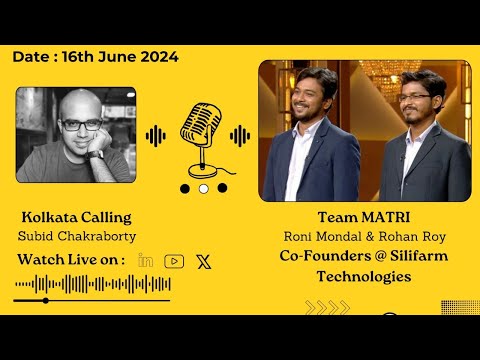 Hello Kolkata! | Ep. #24 | ft. Team MATRI - Roni Mondal & Rohan Roy (Co-Founders)