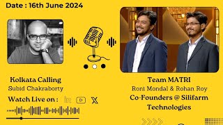 YouTube thumbnail for Hello Kolkata! | Ep. #24 | ft. Team MATRI - Roni Mondal & Rohan Roy (Co-Founders)