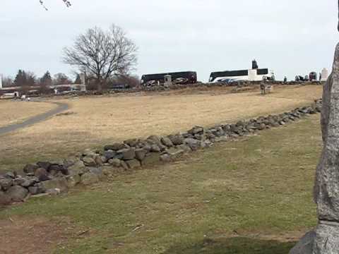 "The Angle" of Gettysburg Battlefield