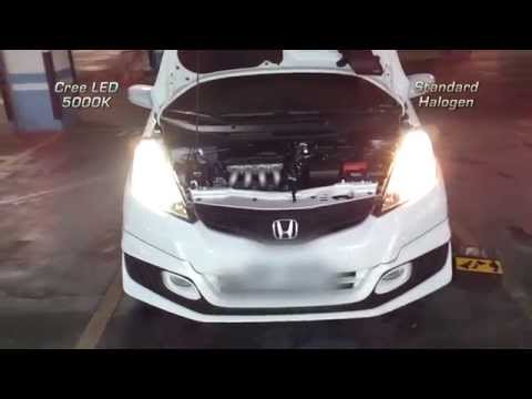Cree LED Head Lights on my Honda Fit
