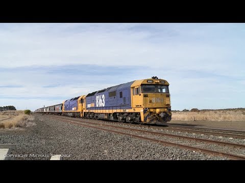 Pacific National Grain Train With VHAF & VHGF Hoppers - PoathTV Australian Railways