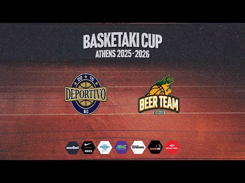 Basketaki Cup - Deportivo Faliro Vs Beer Team (17/09/2025)