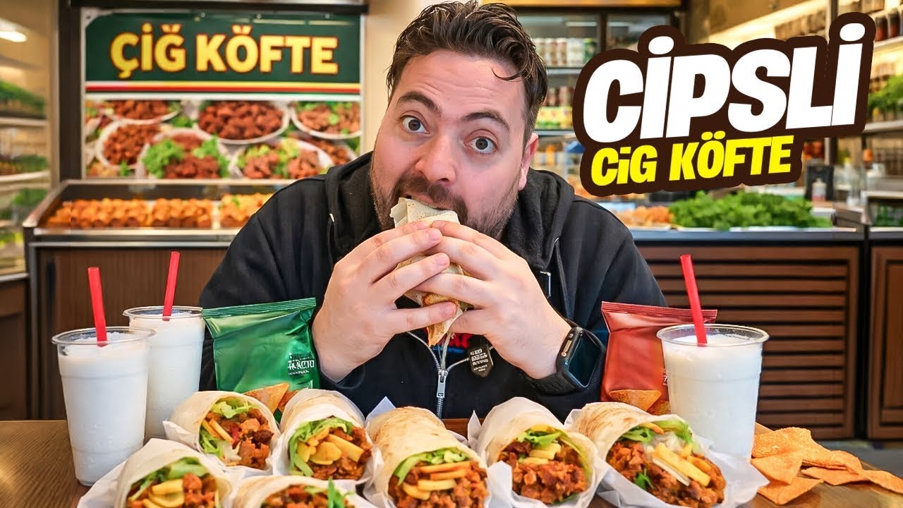 HANGİSİ EN İYİ?ÇİĞKÖFTECİLERİN CİPSLİ ÇİĞKÖFTELERİNİ DENEDİM!