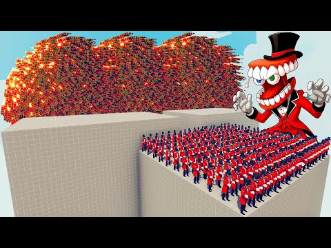 200x CAINE + 1x GIANT vs EVERY GOD - Totally Accurate Battle Simulator TABS