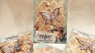 preview picture of video 'Butterfly ATC Card Tutorial'