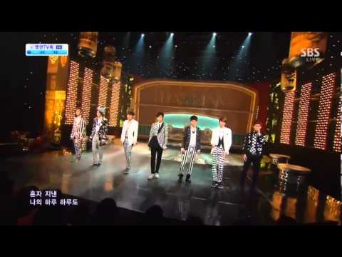 130324 인기가요 INFINITE - 인터뷰. 그리움이 닿는 곳에. Man In Love