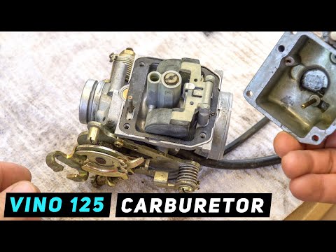 Yamaha Vino / Bianco 125 - Carburetor Disassembly / Cleaning / Assembly | Mitch's Scooter Stuff