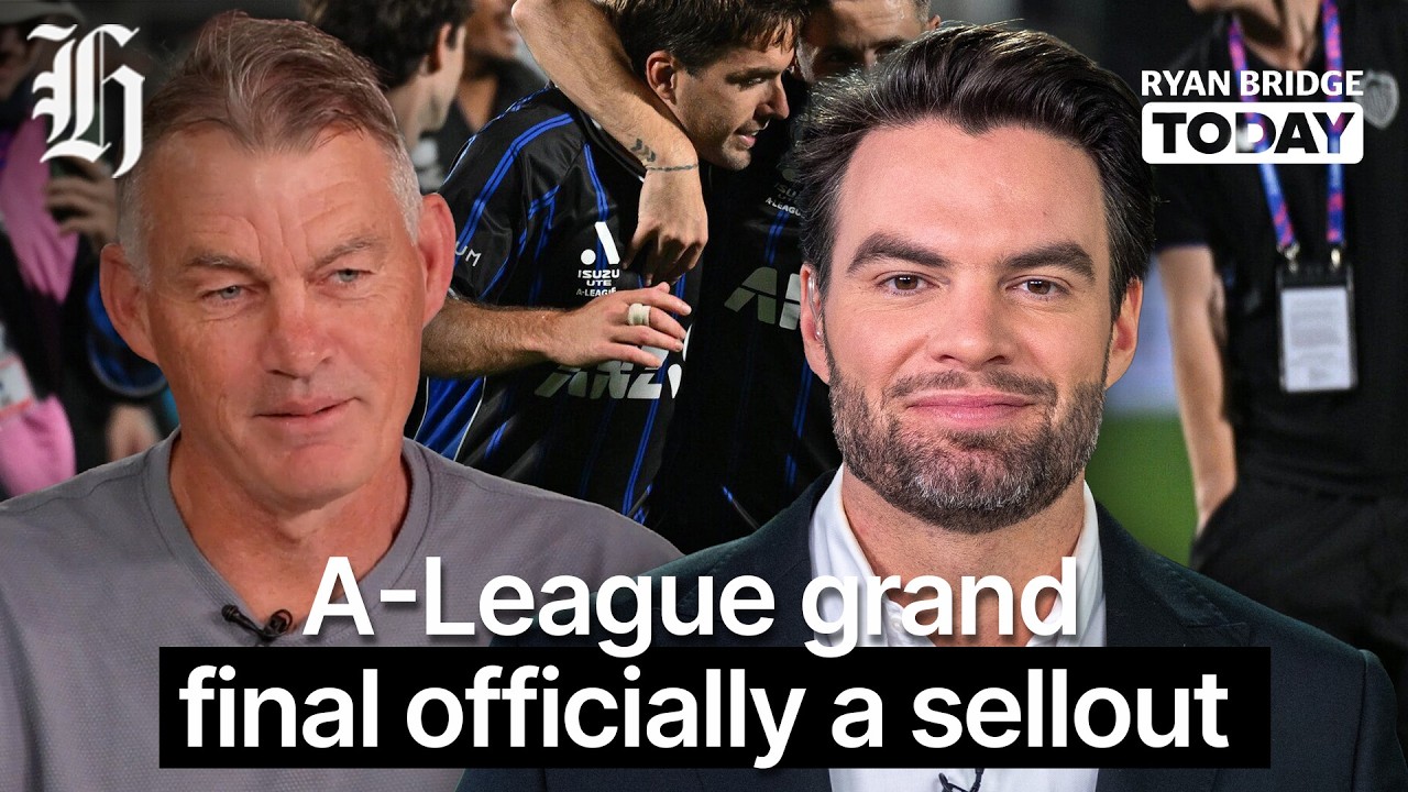 A-League grand final officially a sell out | Ryan Bridge TODAY