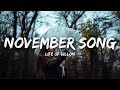 Life Of Dillon - November Song (Lyrics)